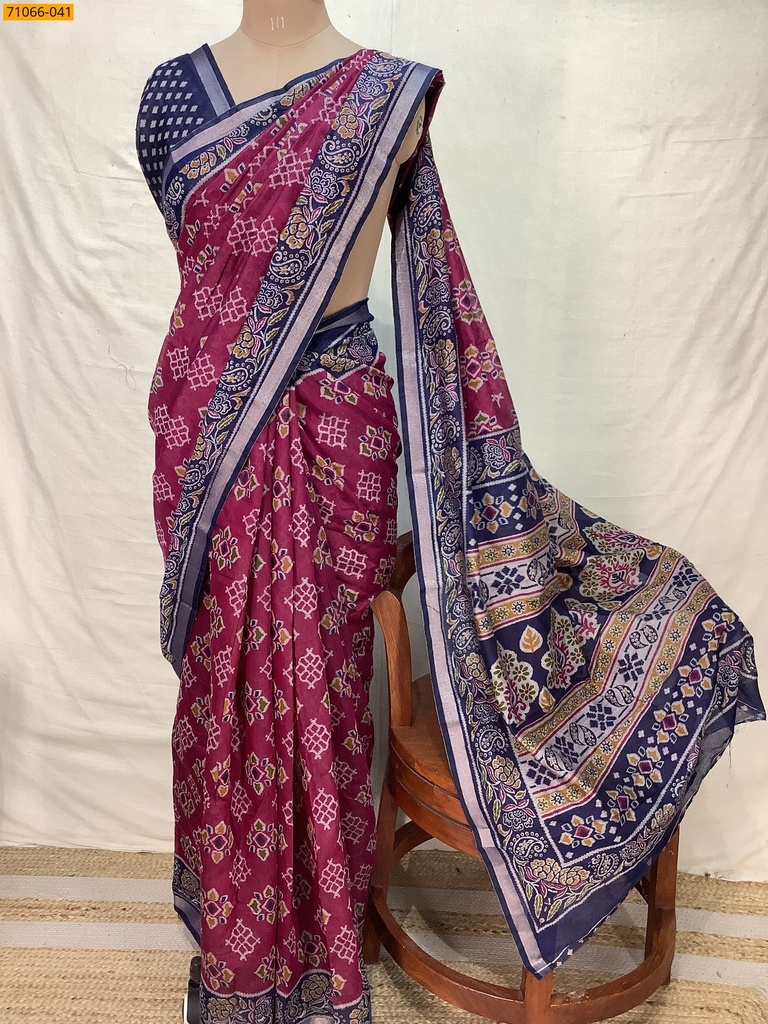 Chanderi fancy silk sarees