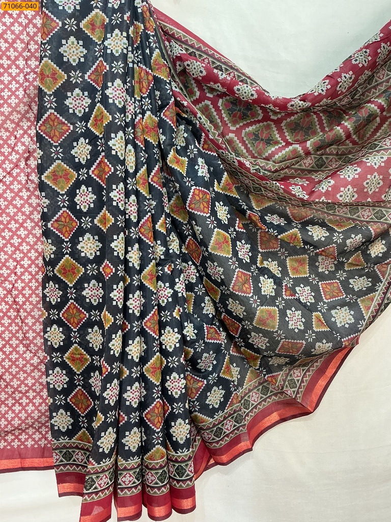 Chanderi fancy silk sarees