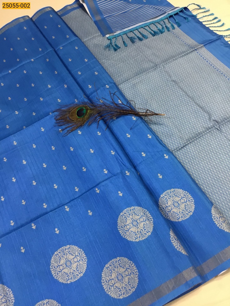 [25055-002] Chanderi Fancy Silk Saree