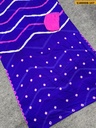 Fancy Chinnon Hand Bandhej Saree