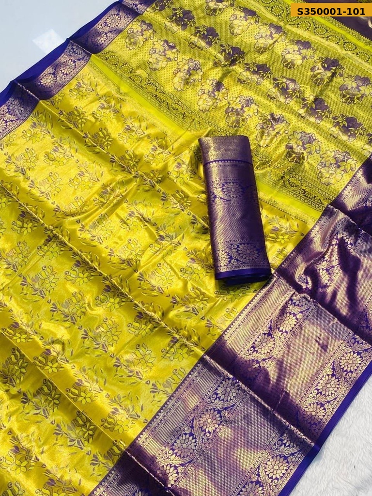 Fancy Kanjivaram Semi Silk Saree