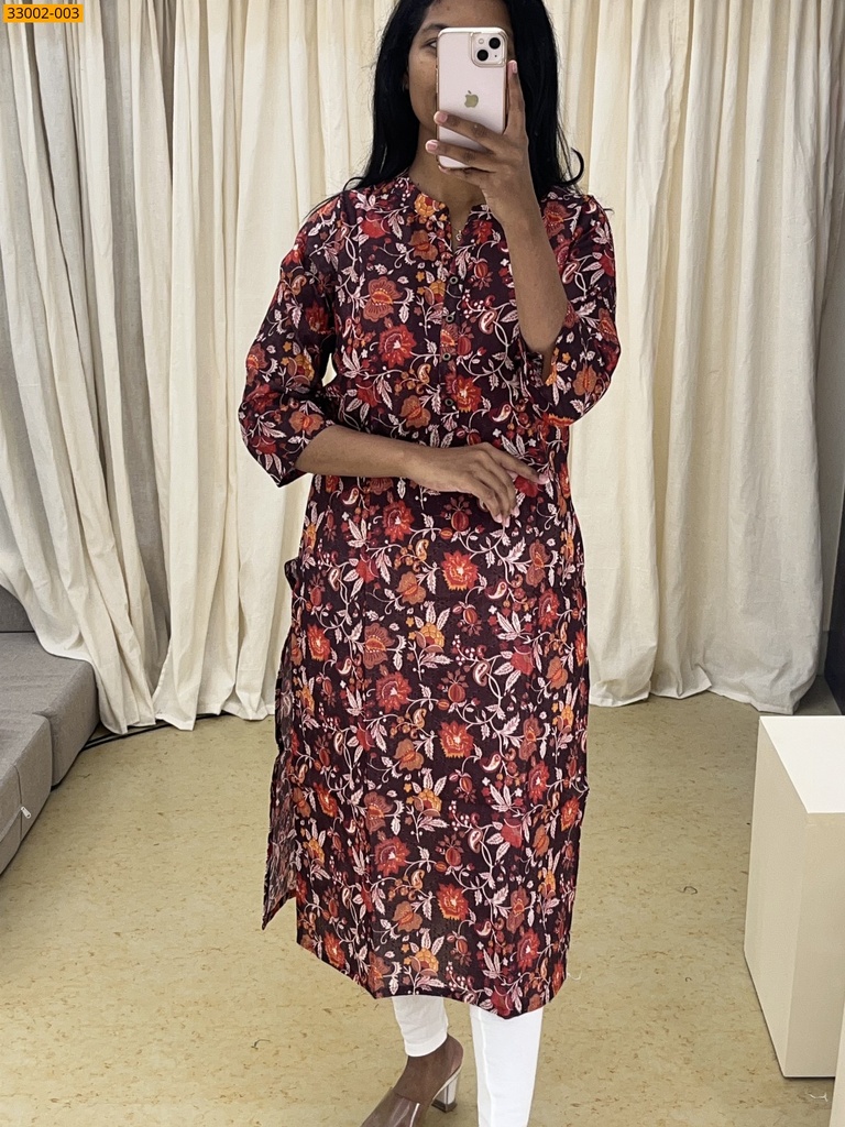 Pure Cotton Semi-Sheer Kurti