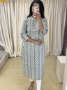 Pure Cotton Semi-Sheer Kurti