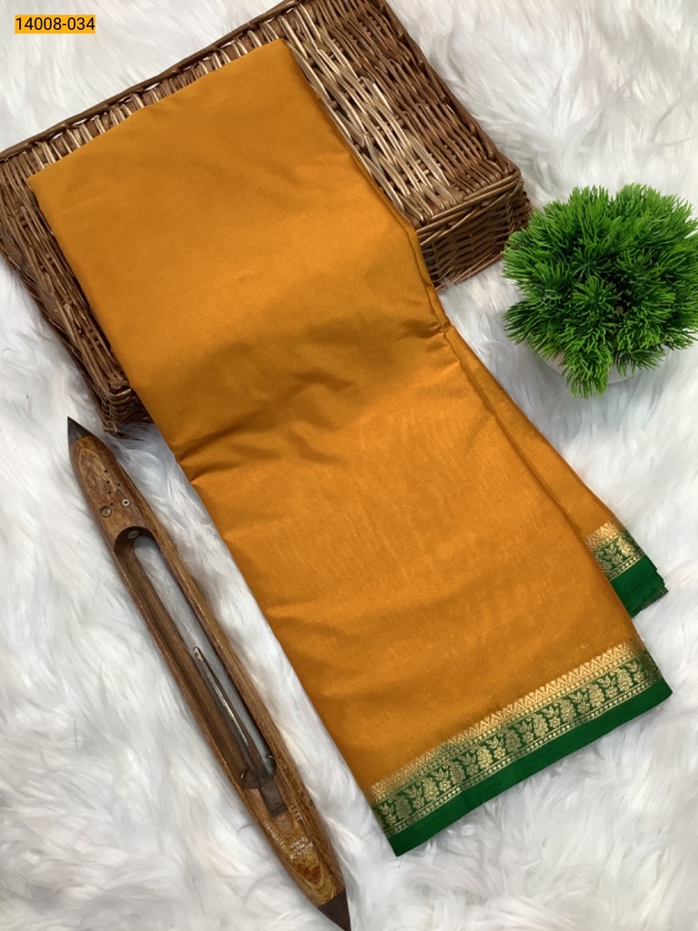 [14008-034] Mysore Fancy Crepe Silk Saree
