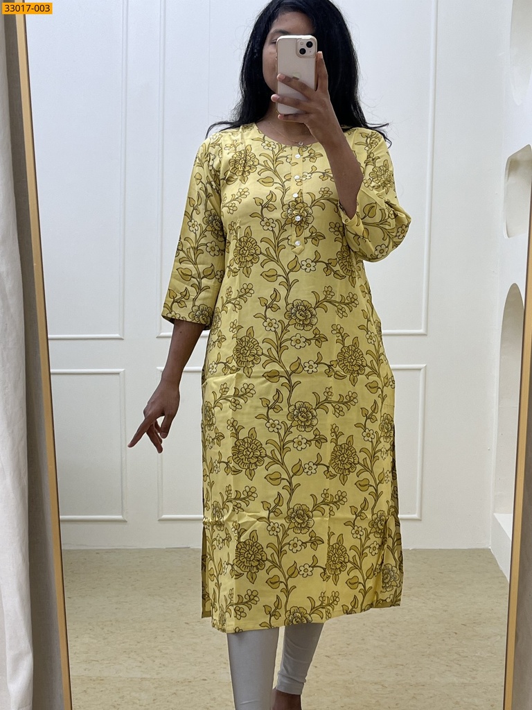 Soft Rayon Cotton Kurti