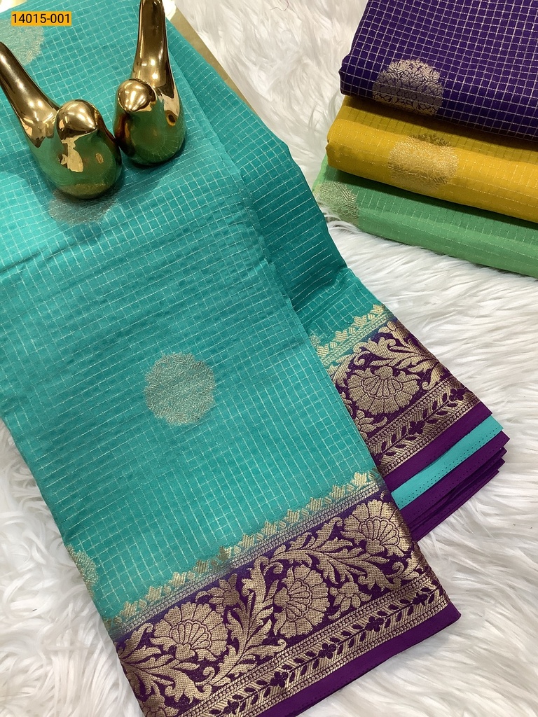 [14015-001] Mysore Fancy Silk Saree