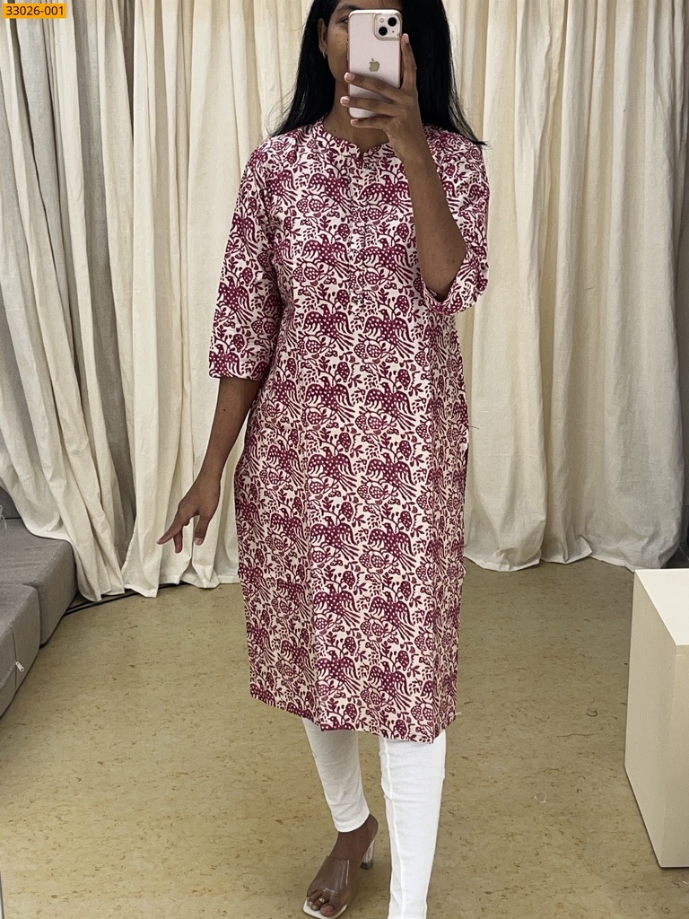 Matty Lux Silk Printed Kurti