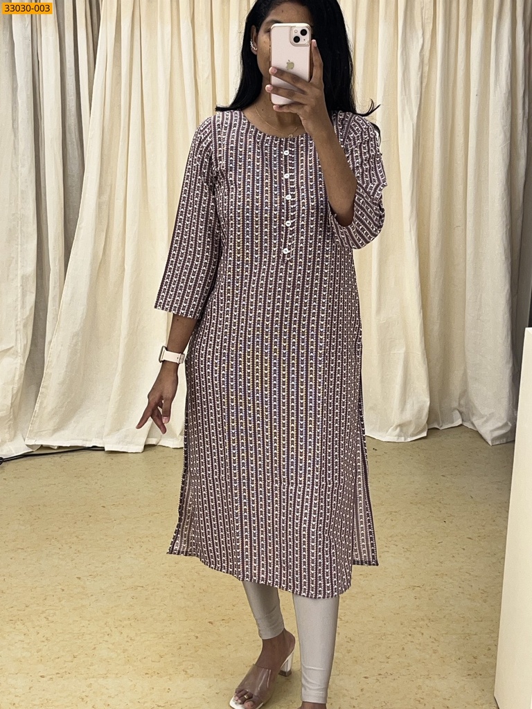 Fancy Rayon Printed Kurti