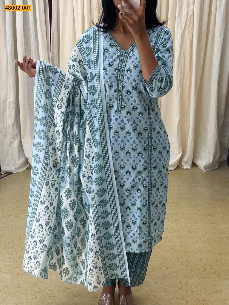 Cotton Salwar Stitched Suit