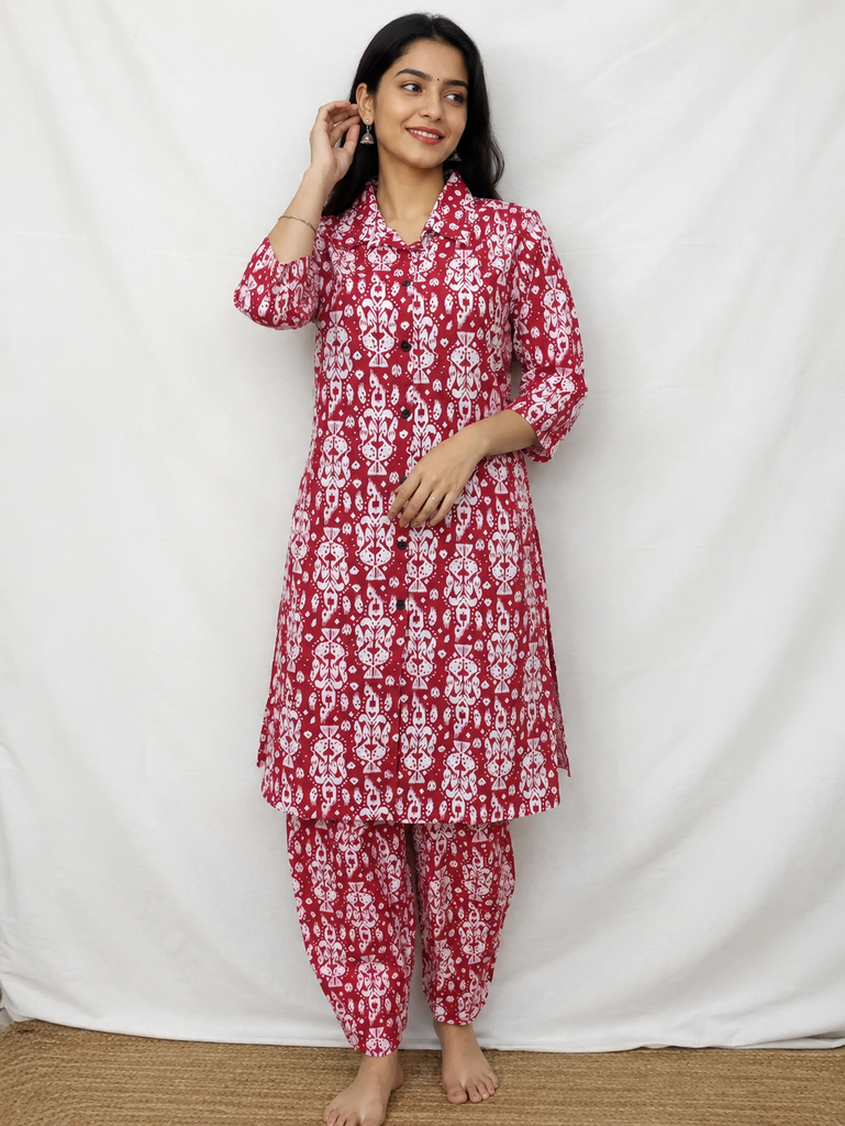 Pure Cotton Co-ord Set