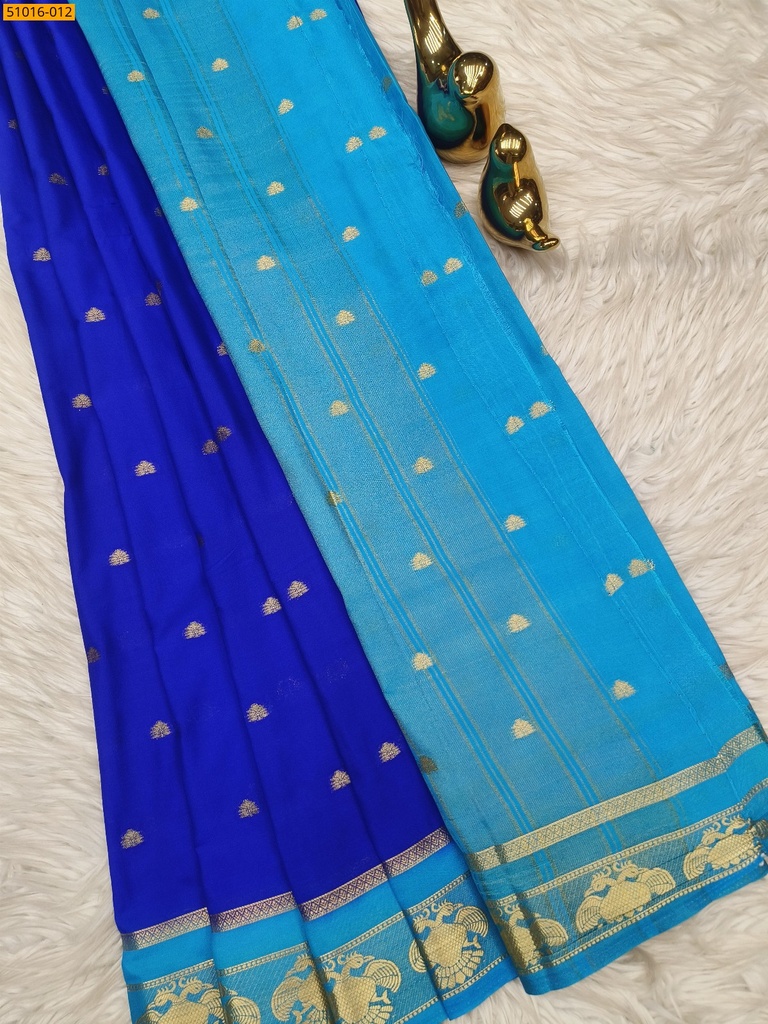 Mysore Crepe Silk Butta Saree