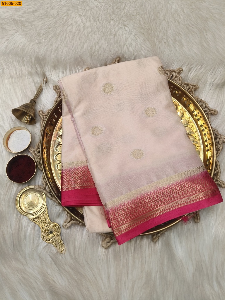 Mysore Crepe Silk Butta Saree