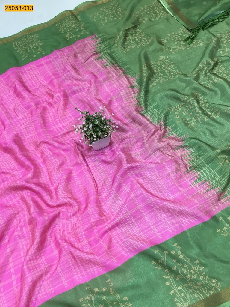 Mulmul Linen Silk Saree