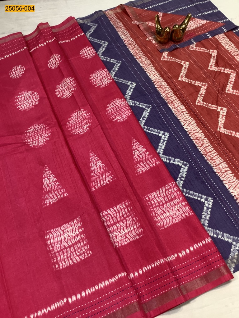 [25056-004] Soft Linen Silk Saree