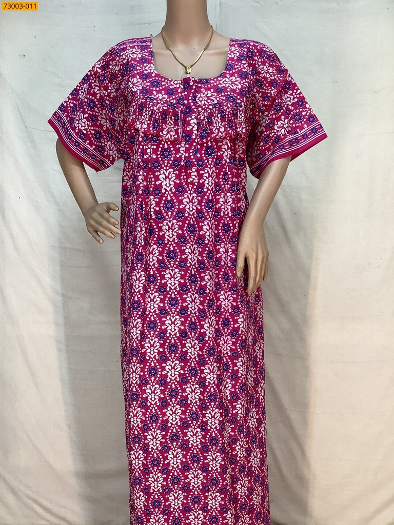 Cotton Printed Menaga Nighty