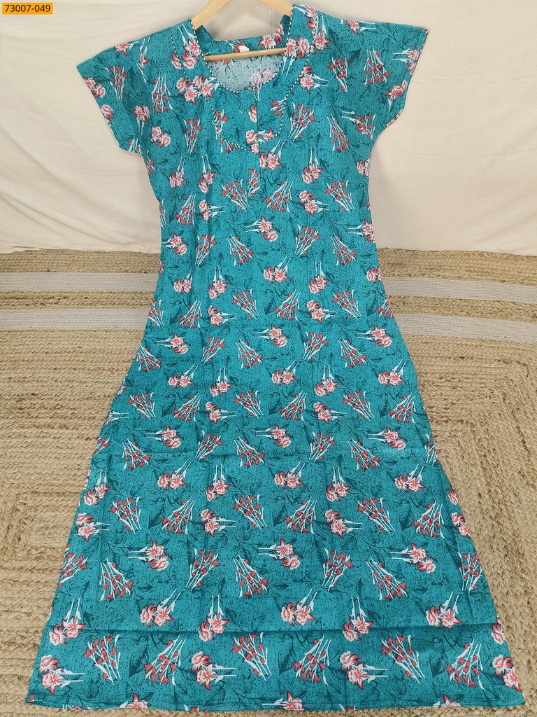 Cotton Printed Galaxy Nighty