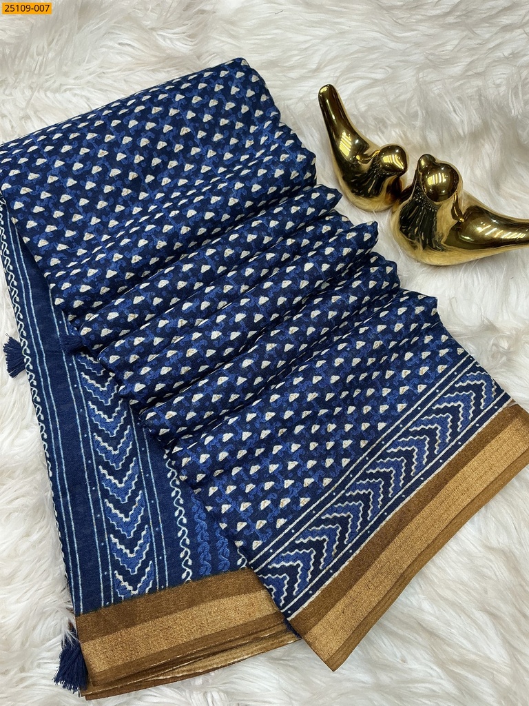 Mulmul Linen Silk Saree