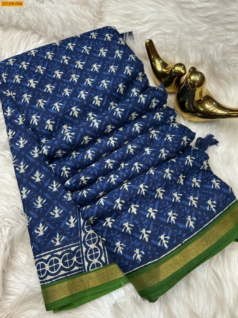Mulmul Linen Silk Saree