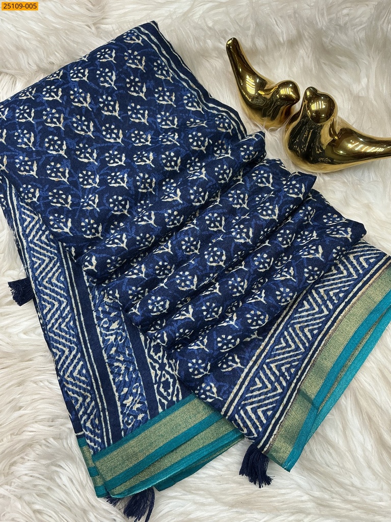 Mulmul Linen Silk Saree