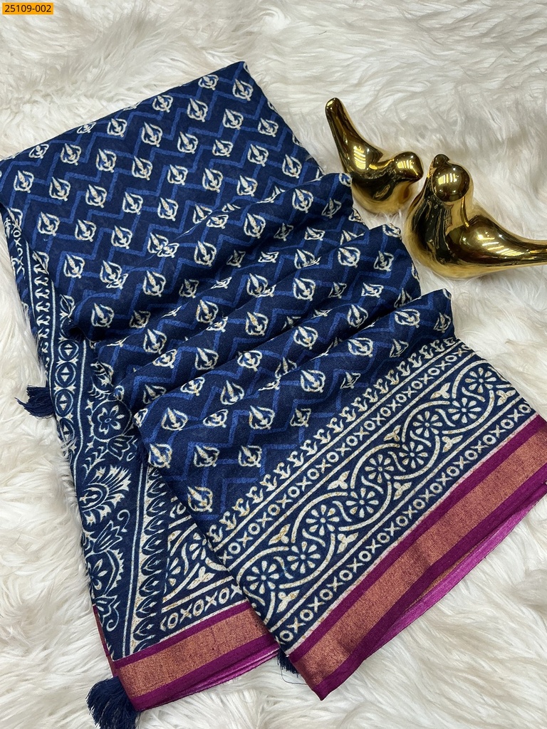 Mulmul Linen Silk Saree
