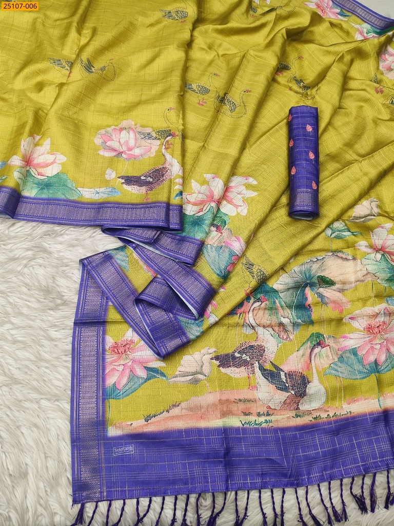 [25107-006] Fancy Bunai Banaras Silk saree (25107-006)