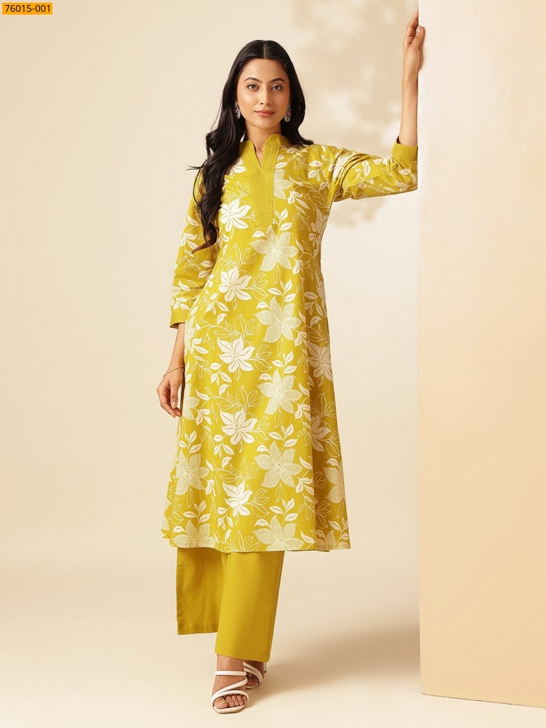 Fancy cotton kurti Palazza set