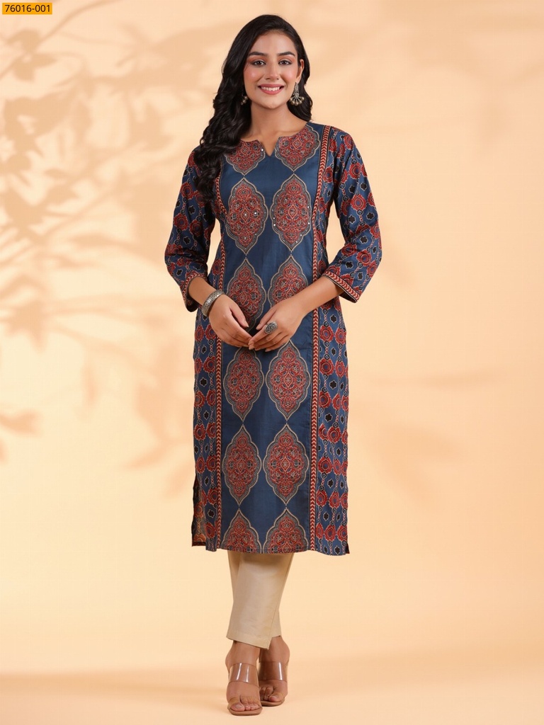 [76016-001-S] Pure Cotton Kurti