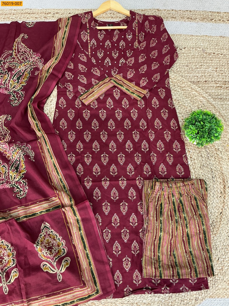 Premium Cotton Salwar Stitched Suit