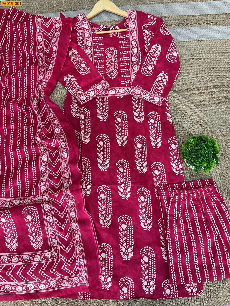 Premium Cotton Salwar Stitched Suit