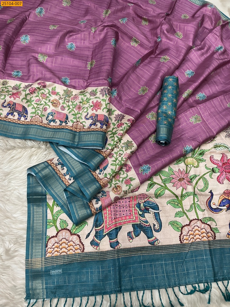 [25104-007] Fancy Bhavya Silk saree (25104-007)