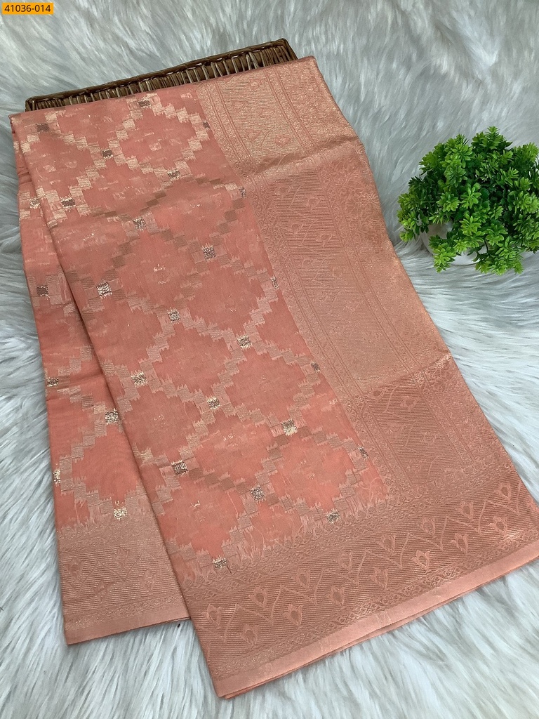 Fancy silk cotton jacquard sarees