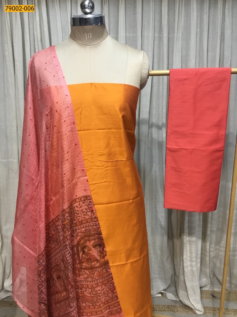 Handloom Chudidhar Material