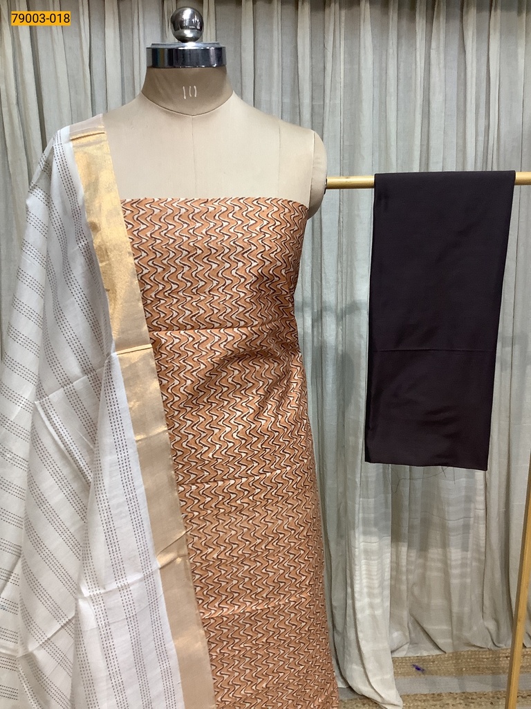 Handloom Chudidhar Material