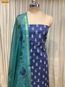 Handloom Chanderi Cotton Top and Dupatta Material