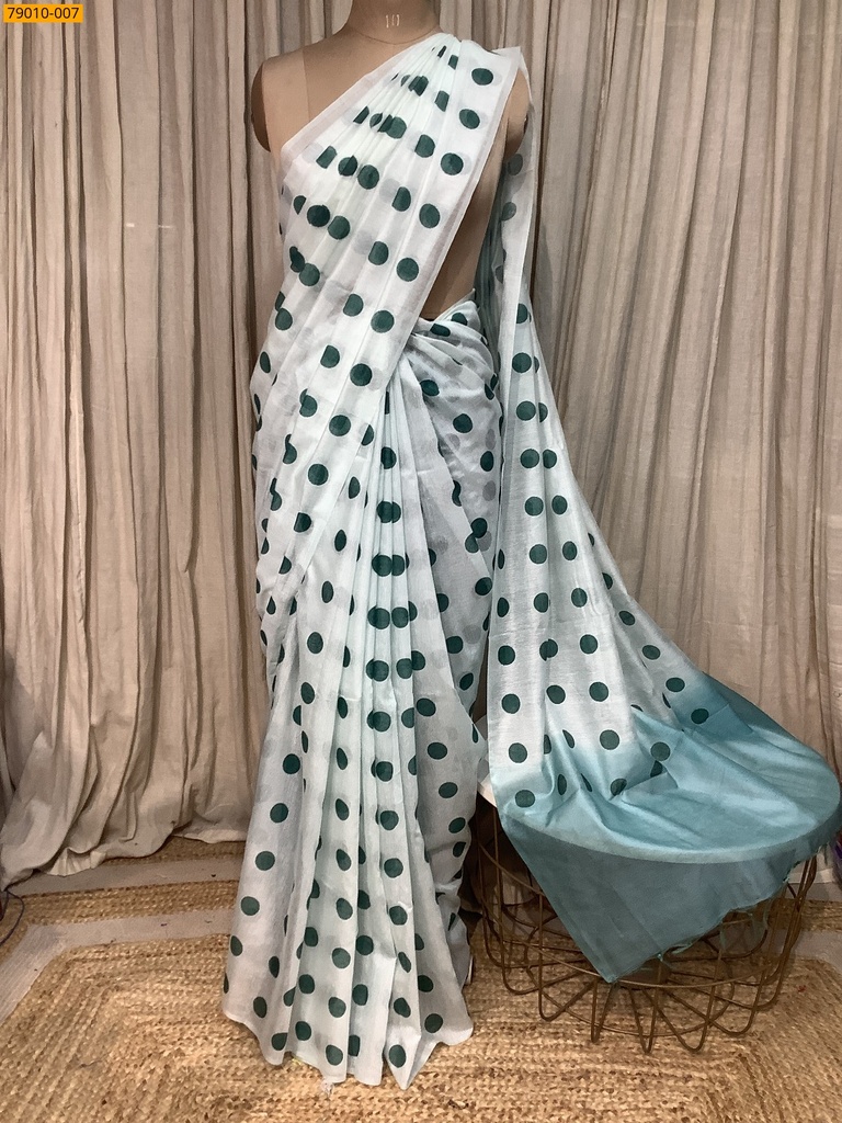 Kota hand block printed sarees