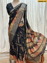 Midnight Mehfil dola silk Saree