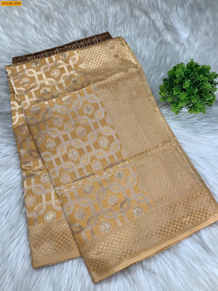 Fancy silk cotton jacquard sarees