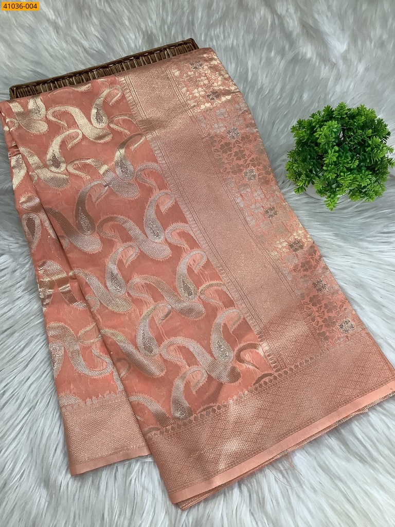 Fancy silk cotton jacquard sarees