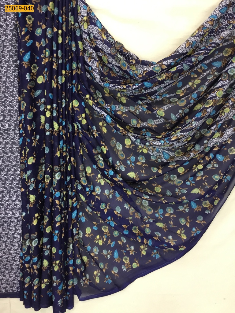 Chiffon printed sarees