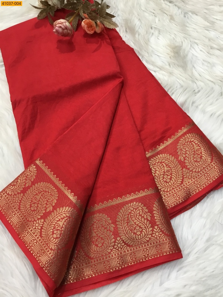 [41037-004] Viscose Warm Soft Crepe Silk Saree