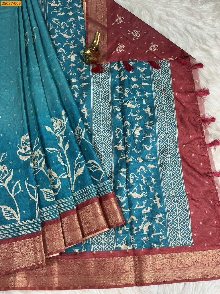 Fancy Crush Silk Saree