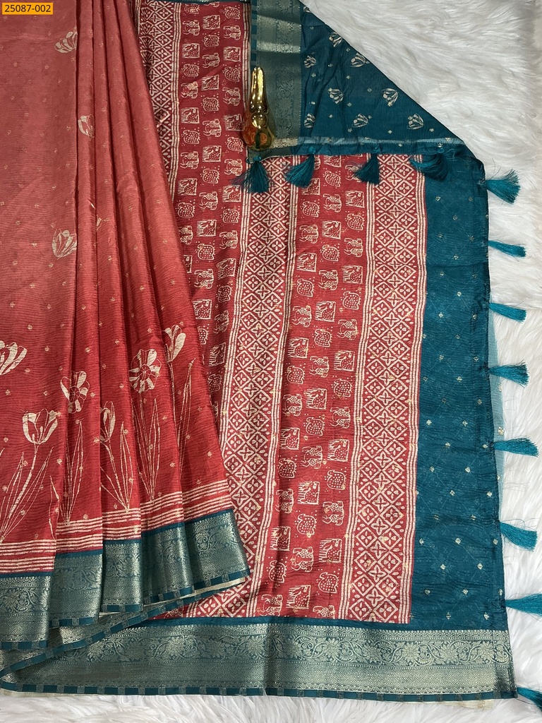Fancy Crush Silk Saree