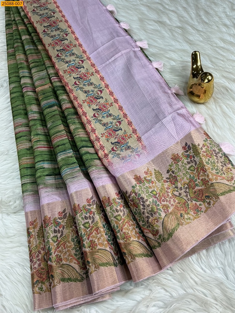 Fancy Crush Silk Saree