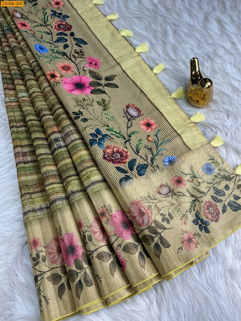 Fancy Crush Silk Saree