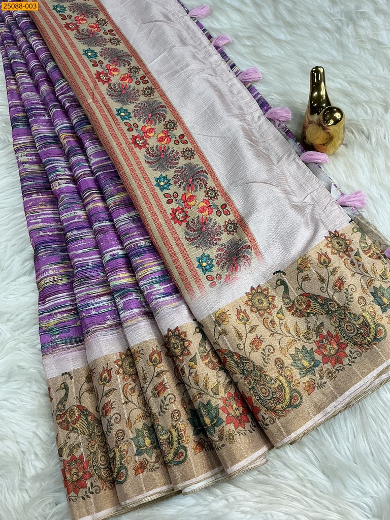 Fancy Crush Silk Saree