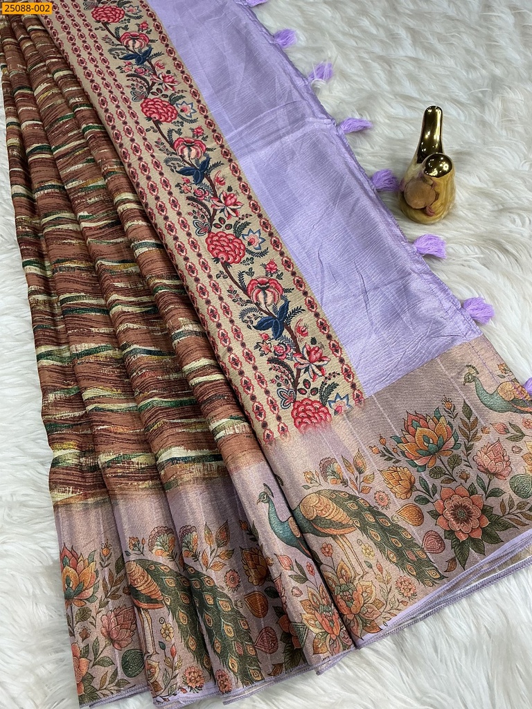 Fancy Crush Silk Saree