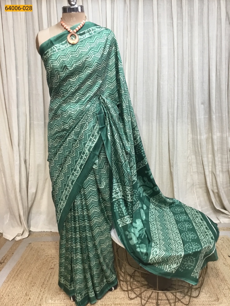 [64006-028] Crepe Silk Saree