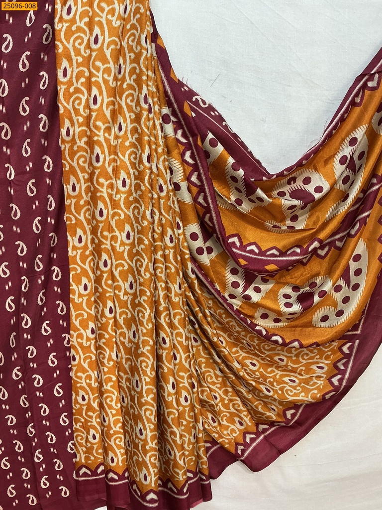 Malgudi Crape Silk Saree