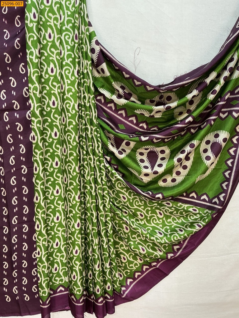 Malgudi Crape Silk Saree