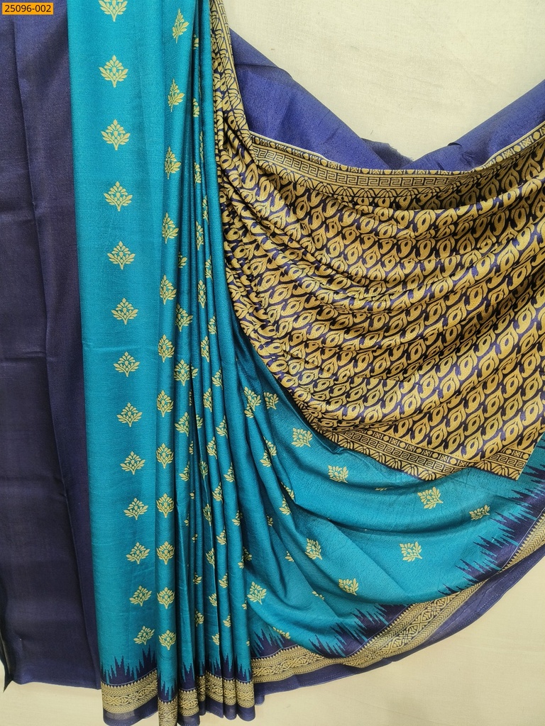 Malgudi Crape Silk Saree